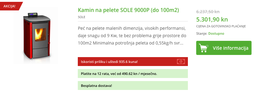 Peleti Sole 9000