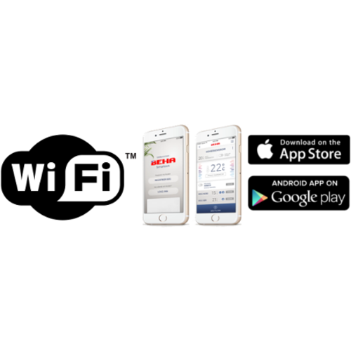 Norveški električni radijator BEHA PV6 600W (ugrađen WiFi)