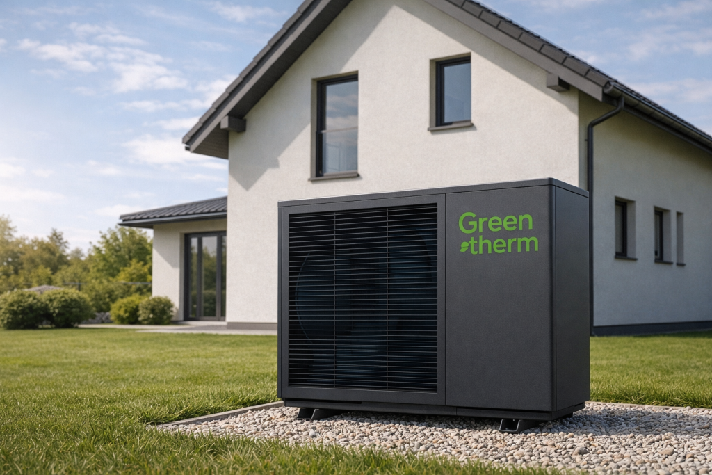 Green Therm dizalica topline ispred kuće